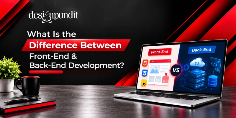 front end vs backend development